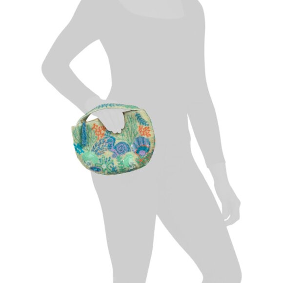 TikTok Viral Handmade Beaded Bag in Ocean theme NWT - Picture 5 of 10